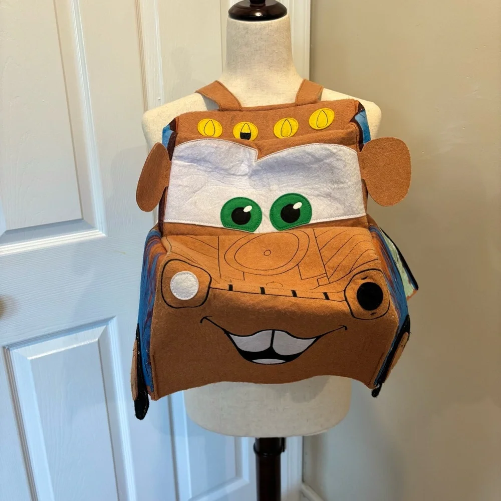 Pottery Barn Kids Disney Cars Mater Halloween Costume S/M - Picture 5 of 10
